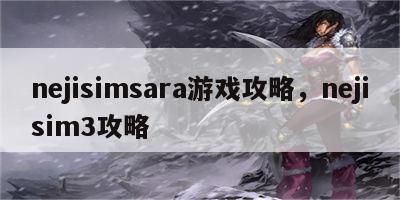 nejisimsara游戏攻略，nejisim3攻略