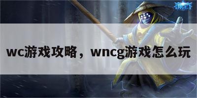 wc游戏攻略，wncg游戏怎么玩