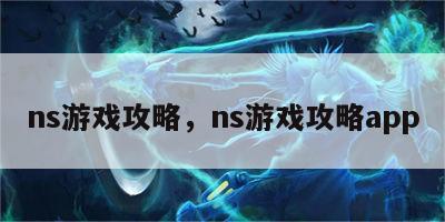 ns游戏攻略，ns游戏攻略app