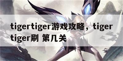 tigertiger游戏攻略，tigertiger刷 第几关