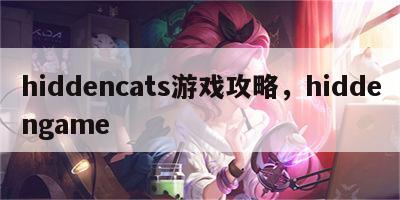 hiddencats游戏攻略，hiddengame