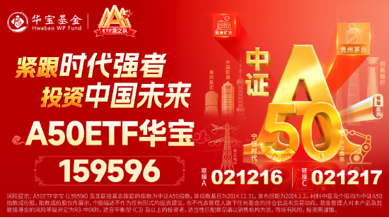 “漂亮50”年末冲刺！宁王等大权重联袂拉涨，A50ETF华宝（159596）涨1.36%连收多根均线， 换手率断层领先